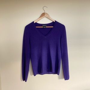 Purple cashmere sweater ✨